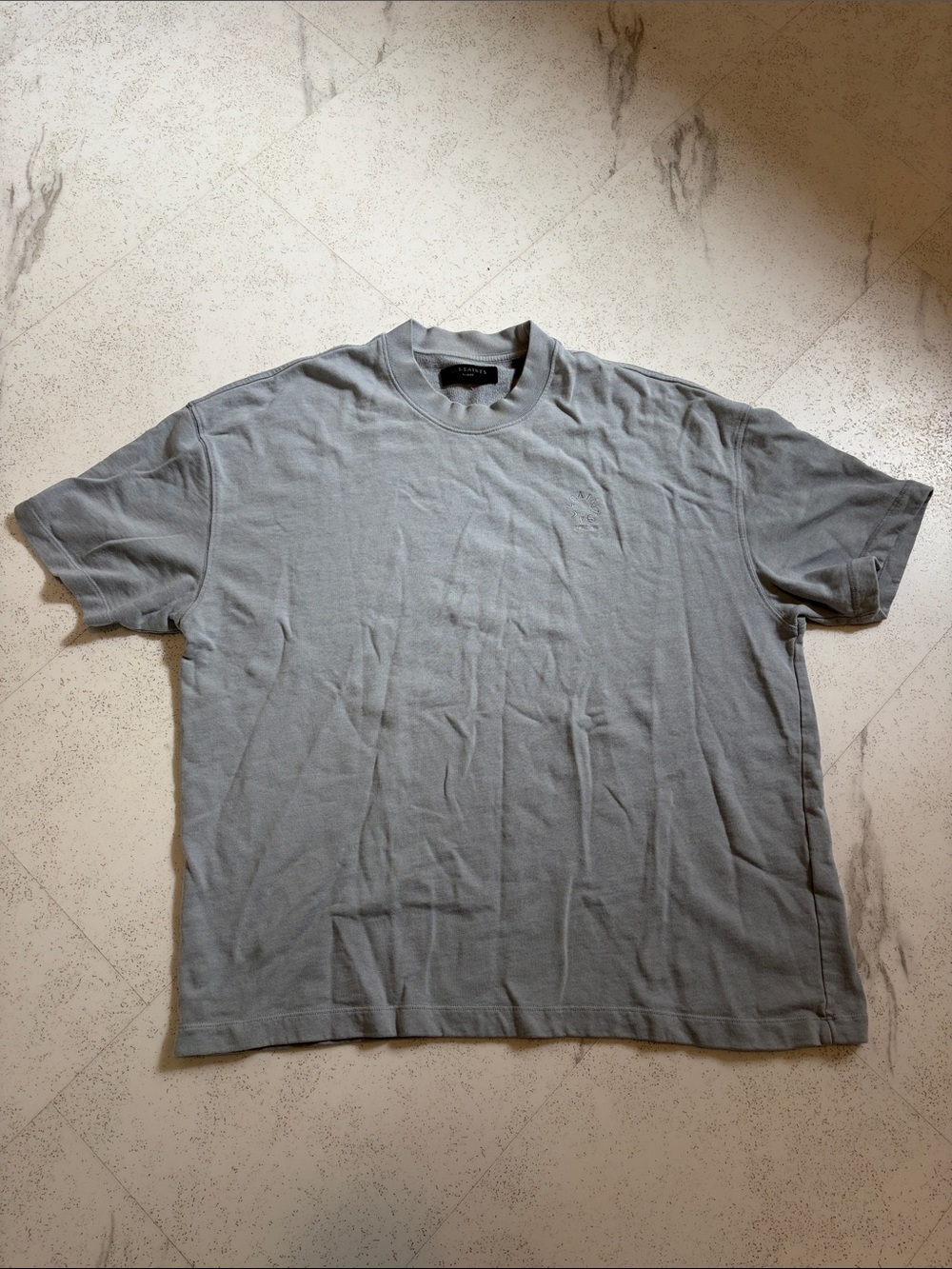 Men's L Oversized All Saints Designer Brand T-shirt (LOOK OVER PHOTO FOR FLAWS)